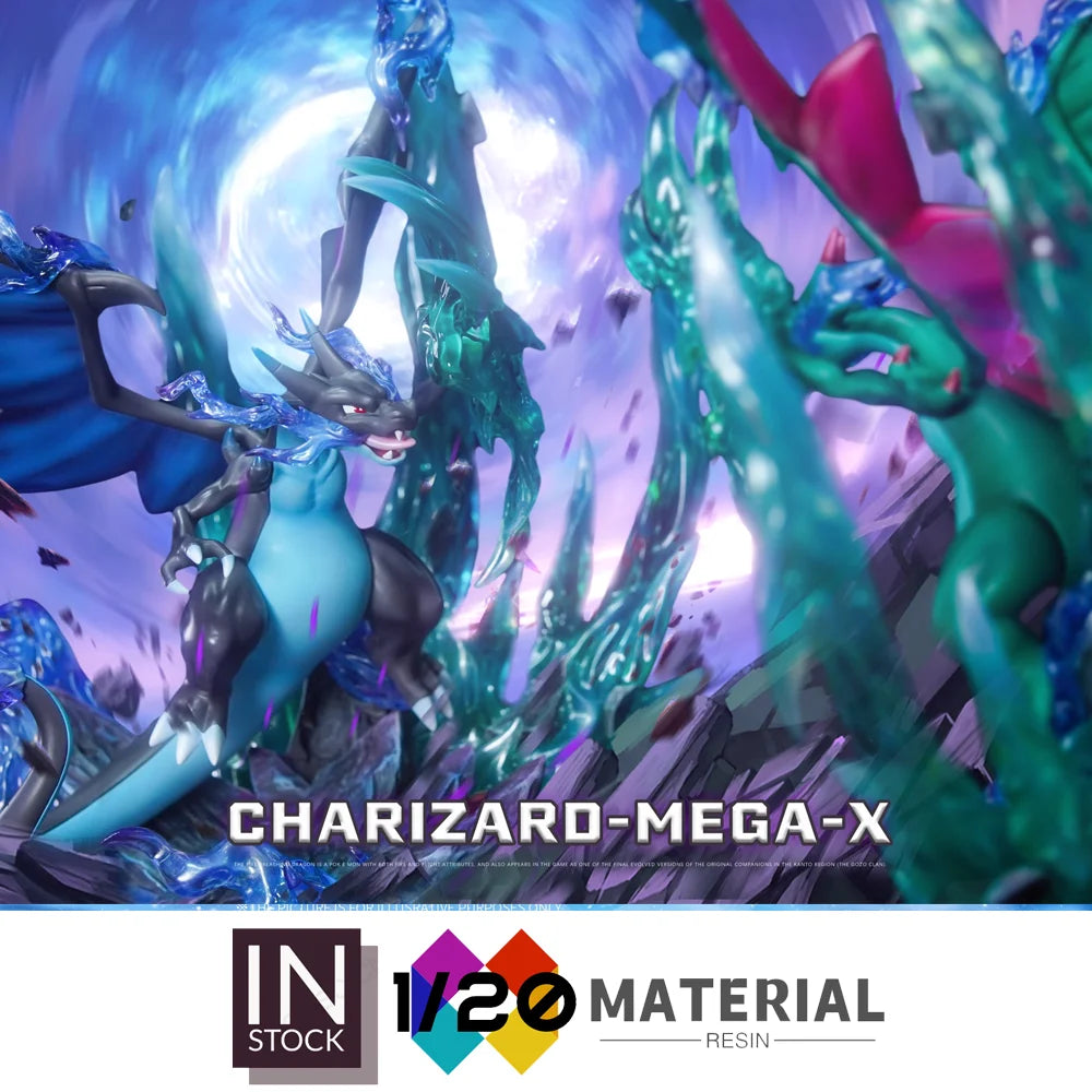 [PREORDER]1/20 Resin Scale World [MOON STONE] [PGroup2 ]Amaura & Aurorus MegaCharizard-X