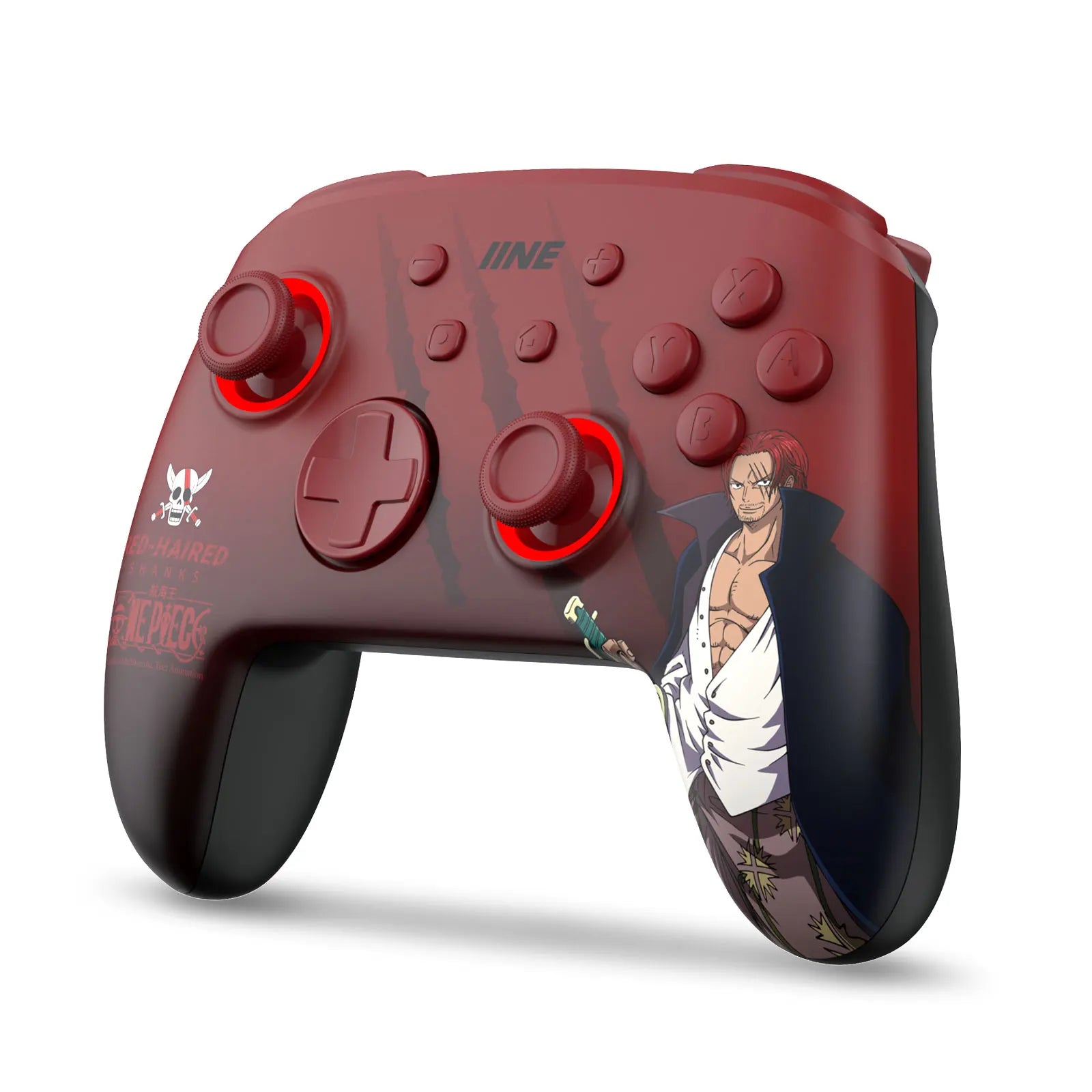 IINE Cartoon Design Wireless Pro Controller Wake up Macro Turbo Function RGB Lihting Compatible with Nitendo Switch