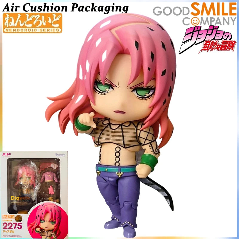 GSC Genuine Nendoroid Series Jojo's Bizarre Adventure Golden Wind‌ Giorno Giovanna Bruno Bujarati Action Figures Model Toys