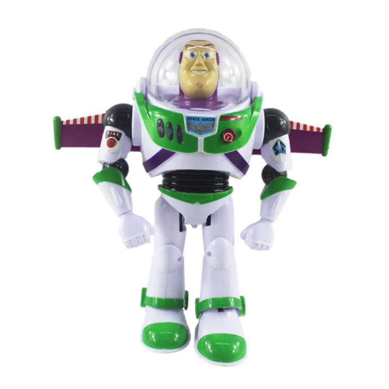 Toy Story Buzz Lightyear Woody With Wings Doll Action Figure Toy Mobile Robot Cartoon Handmade Model Cute Figures Gift for Child