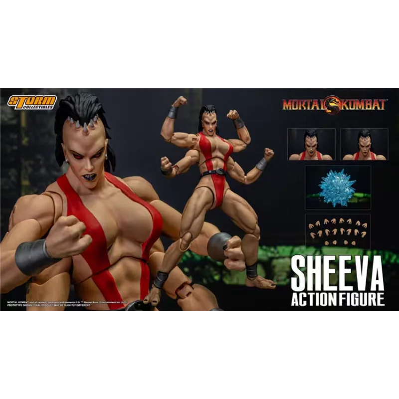 New in Stock Storm Toys 1/12 Mortal Kombat SHEEVA Four Hands Siva DCMK19 Action Figure Sculpture Demon Slayer