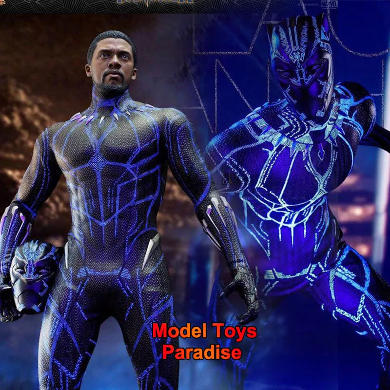 HotToys HT MMS470 1/6 Collectible Toys Black Panther 2.0 Men Soldier Super Hero 12inch Action Figure Model Gifts