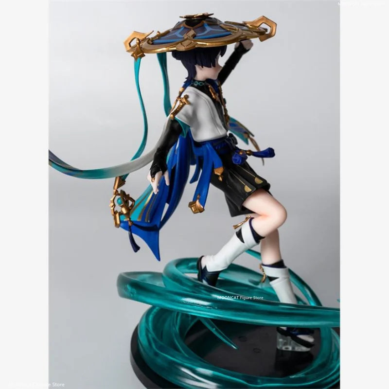 Genshin Impact Anime Figure Scaramouche Wanderer Action Figurine 24cm Pvc Statue Collection Desk Decora Doll Model Toys Kid Gift