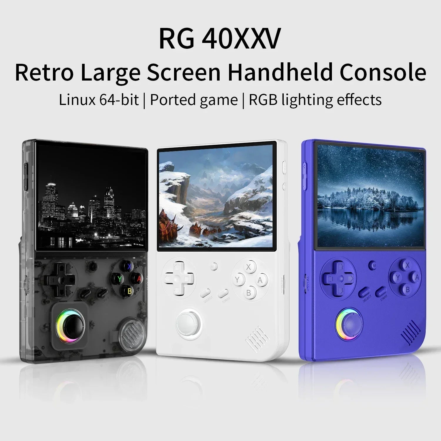 4.0inch IPS Screen Retro Handheld Game Console Linux 5G WIFI Bluetooth 256G
