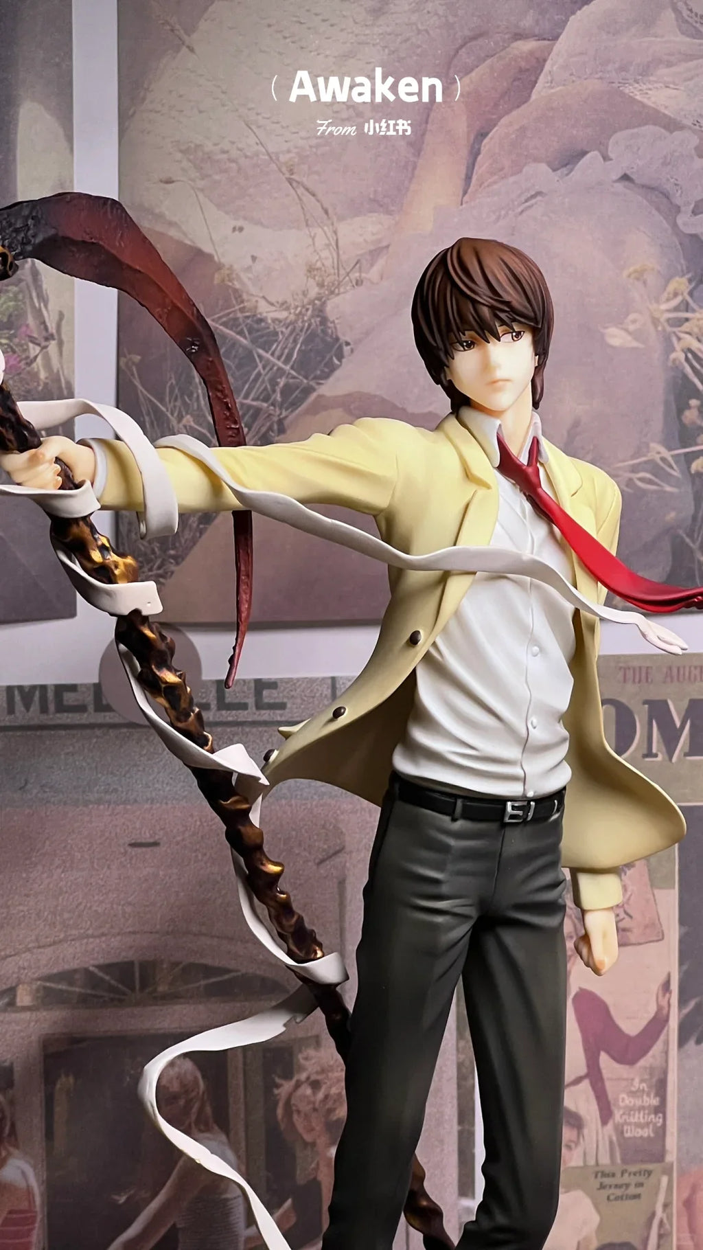 26cm Death Note Anime Yagami Light Action Figure Statue Figurines Pvc Collection sculpture Model Toy Boy Christmas Gift ornament