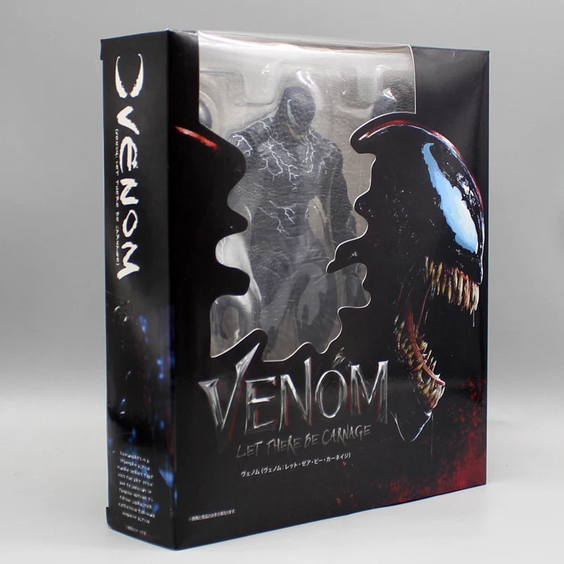 New Comics Venom 2 Shf Animated Character Action Doll Pvc Model Doll Collection Gk Statue Toys Children And Collectibles