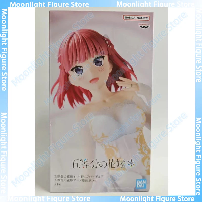 In Stock Bandai BANPRESTO Nakano Ichika Nakano Itsuki Nino Miku Yotsuba Wedding Dress Anime Action Figure Toy Model Collection