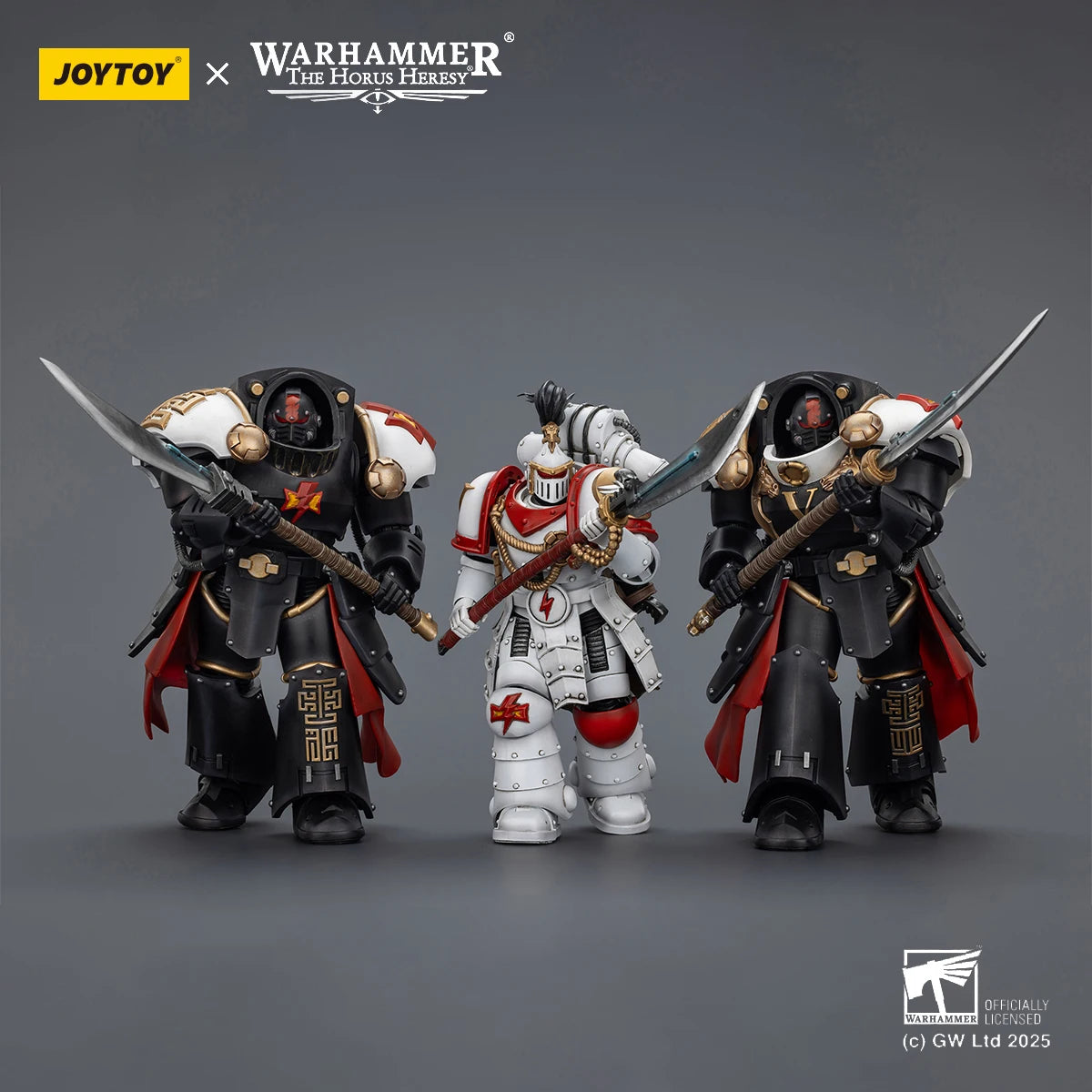 JOYTOY Warhammer 30K White Scars Action Figure 1/18 Legion Praetor Ebon Keshig Terminator Articulated Action Figurine Model Toys