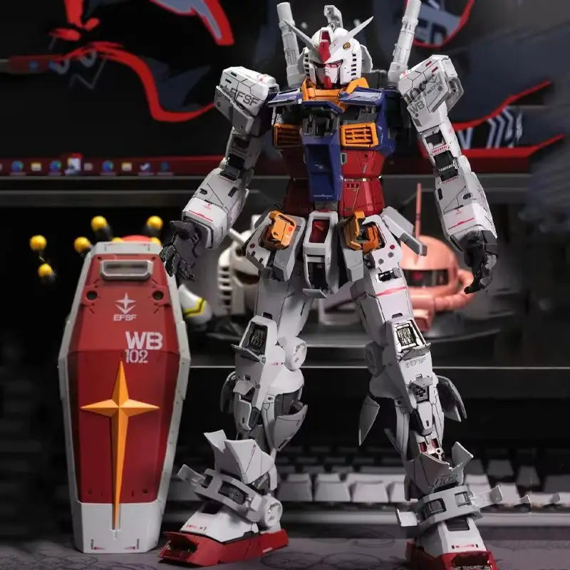 Yuanzu 2.0 Daban Pgu 1/60 Rx-78-2 Model Robot Mecha Assembly Model Action Figures Children'S Educational Toys Surprise Gift