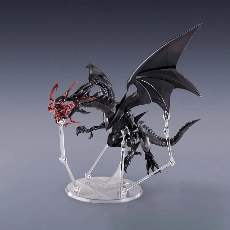 Bandai Authentic Yu Gi Oh Anime Figure SHM Red-Eyes Black Dragon High Poseability Collectibles Action Figures Toys For Boys Gift