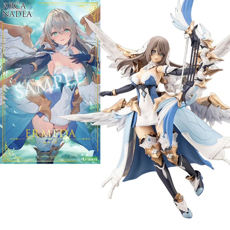 In Stock Kotobukiya Original ARCA NADEA ERMEDA CHARMED LUMITEA Anime Action Figure Assembly Model Toys Collectible Gifts