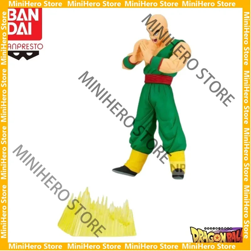 In Stock Original Bandai Banpresto Dragon Ball Tien Shinhan Action Figure 1/8 PVC Display