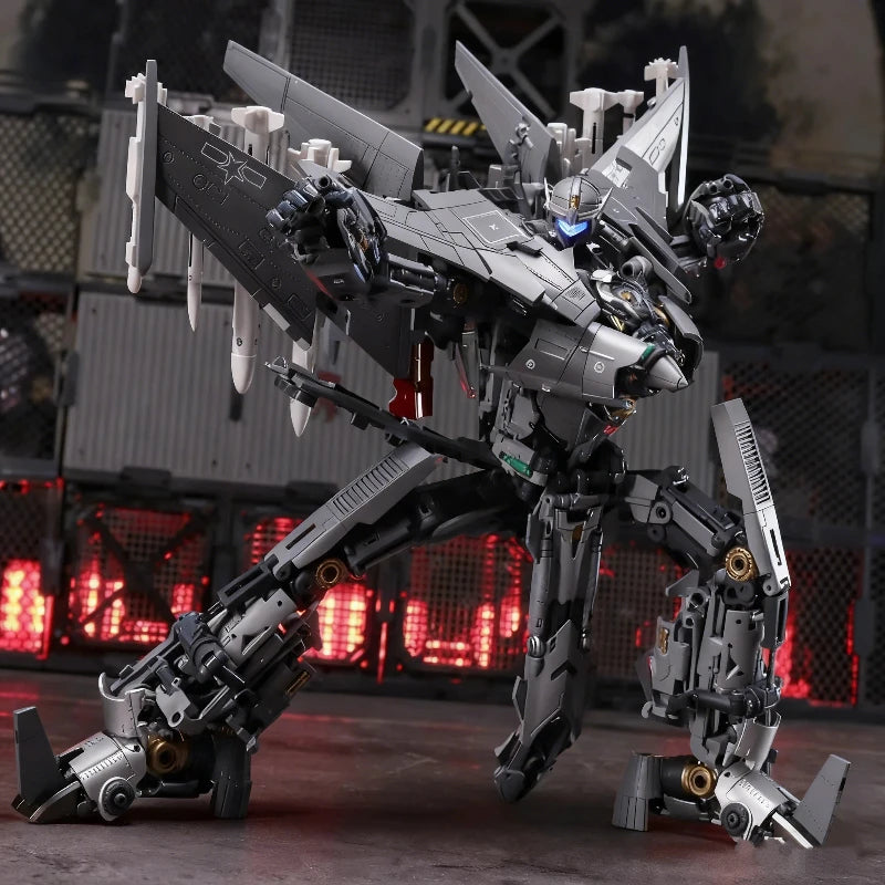 Touchtoys 1/18 J16-N Nacrmmi Heavy Fighter Jet Finished Model Action Figures Highly Articulated Transformable Mecha Toy Boy Gift