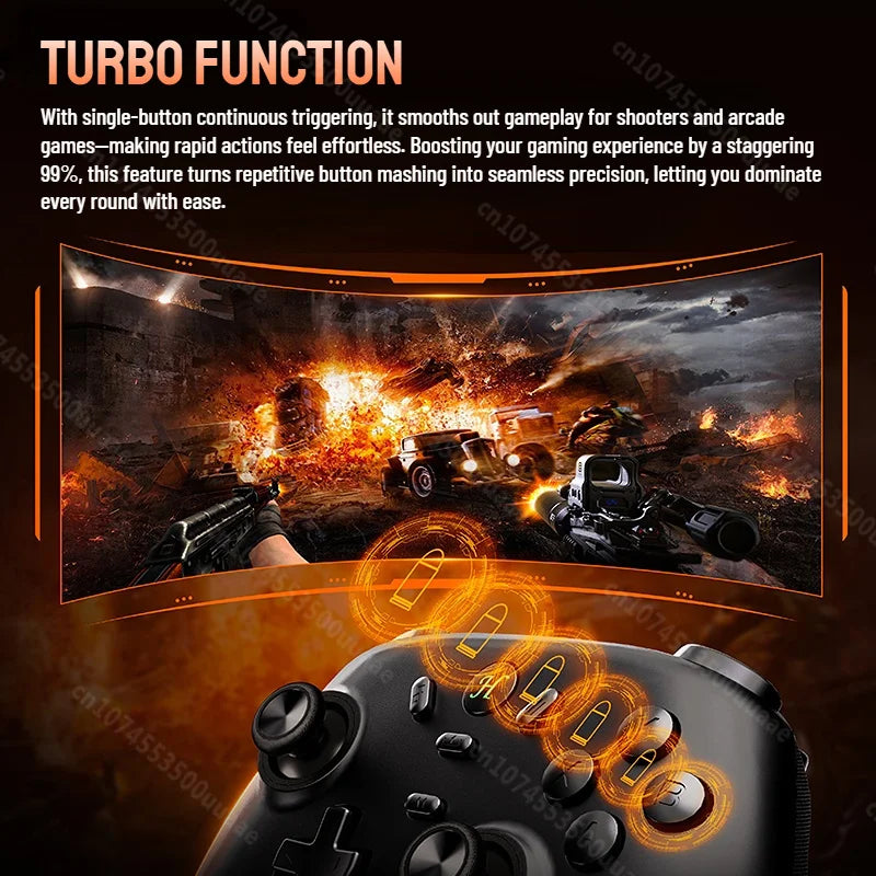 Lenovo S07 Wireless Controller for Switch/Switch OLED/Switch Lite/PC/iPhone/Android Phone Bluetooth Gamepad with Charging Dock
