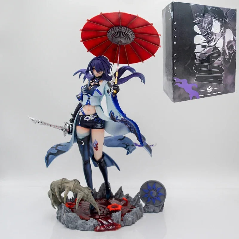 27cm Honkai Star Rail Firefly Anime Girl Figure Jingliu & Baiheng Action Figure Kafka/Acheron/Huang Quan Figurine Model Doll Toy