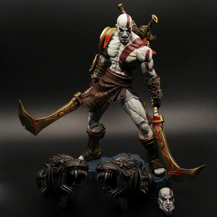 Limited Edition 7-inch Figure Model Kratos and Son, Movable Doll Collection Ornament