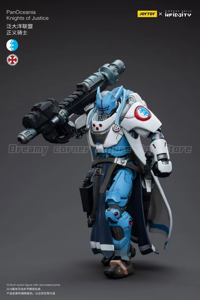 【In Stock】JOYTOY Infinity PanOceania Knights of Justice 1/18  Action Figure with Articulated Joints