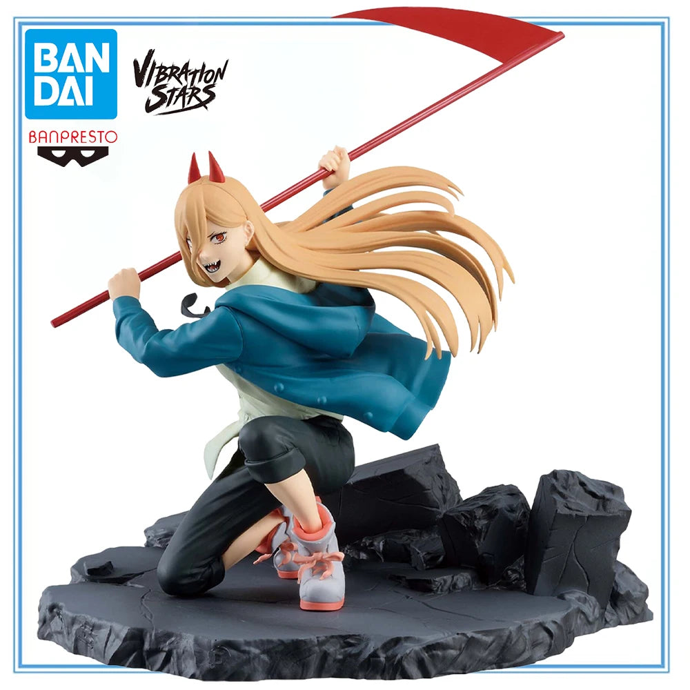 100% Original in Stock Bandai Spirits Vibration Stars Chainsaw Man Power Model Decoration Collection Series Anime Figure