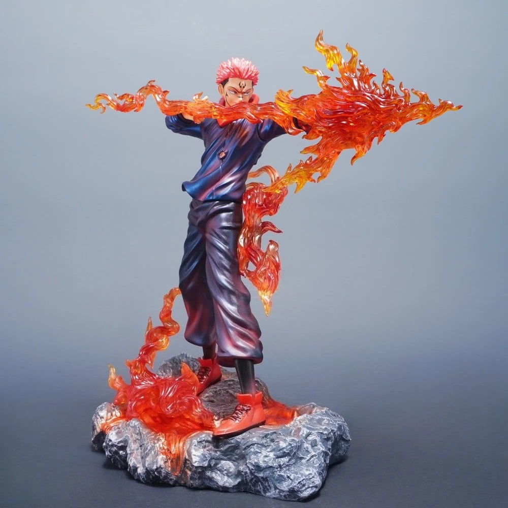 30 cm große Anime-Jujutsu-Kaisen-Figur Ryomen Sukuna Actionfigur PVC-Statue Schreibtischdekoration Sammlermodell Spielzeug Geschenk