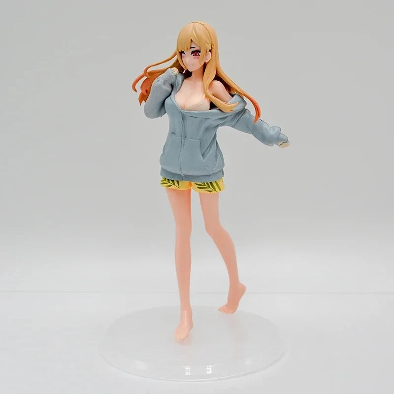19 см Марин Китагава Аниме момиче Фигурка Моята обличаща скъпа Шизуку Курое Възрастен Секси екшън фигурка Колекционерски модел кукла играчка подарък