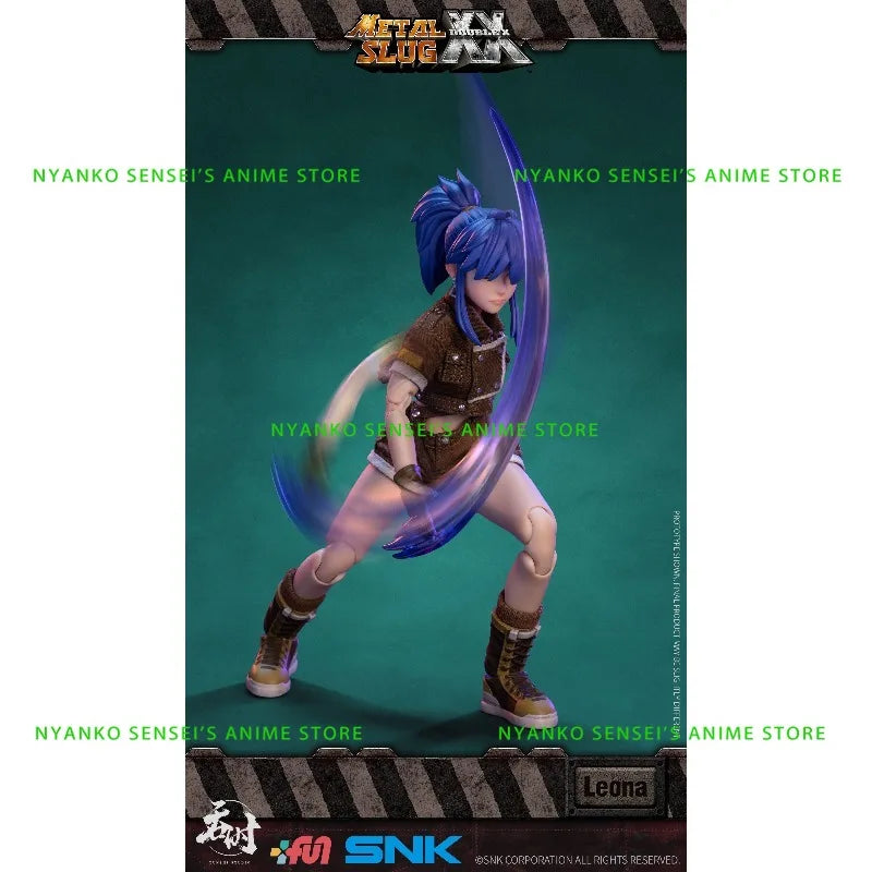 In Stock Tunshi Studio Leona Heidern The King of Fighters TS-012 Metal Slug Fabric Outfit Action Figure Anime Model Trendy Toys
