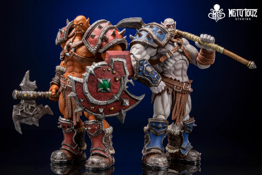 Фигурка на Metytoyz Limited Adventurer World Orc Ork Captain Kagas Bounty Hunter Bloody Hands Morlock Soldier, специално издание