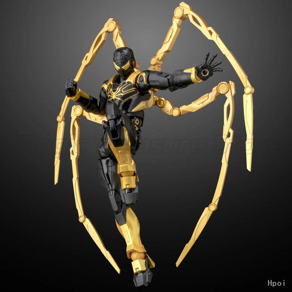 【MT】Sentinel Marvel Fighting Armor IRON SPIDER SPIDER-MAN ONYX STEALTH TECH Anime Figure Collection Model Toys