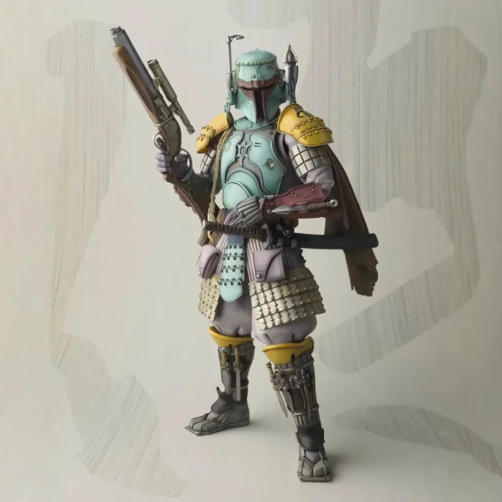 7 Inch Star Wars Series Figure Stormtrooper Samurai Taisho Darth Maul Vader Boba Fett Yumiashigaru Action Figure Model Toys Gift