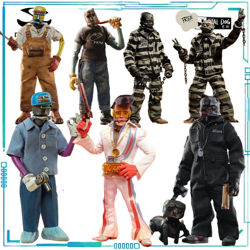 DAMTOYS Original Fugitive Gas Station Series Movable Finished Action Figure Collectible Model Boy Gift