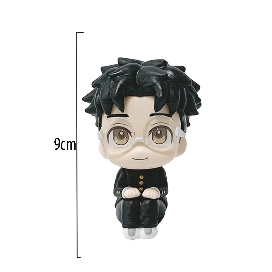 Christmas Hot Dandadan Action Figures Q-Version Sitting Posture Okarun Figures Model Pvc Anime Doll Decor Toy Gift