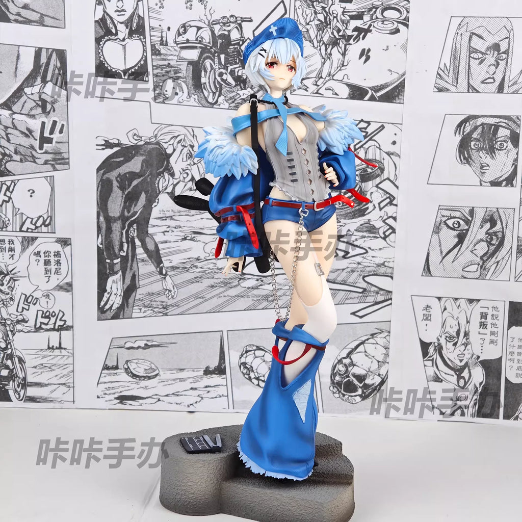 Replica Asuka Langley Soryu 32cm Figures Doll Toy With Base Ayanami Rei Pretty Girl Anime Gk Model Trendy Play Desktop Ornament