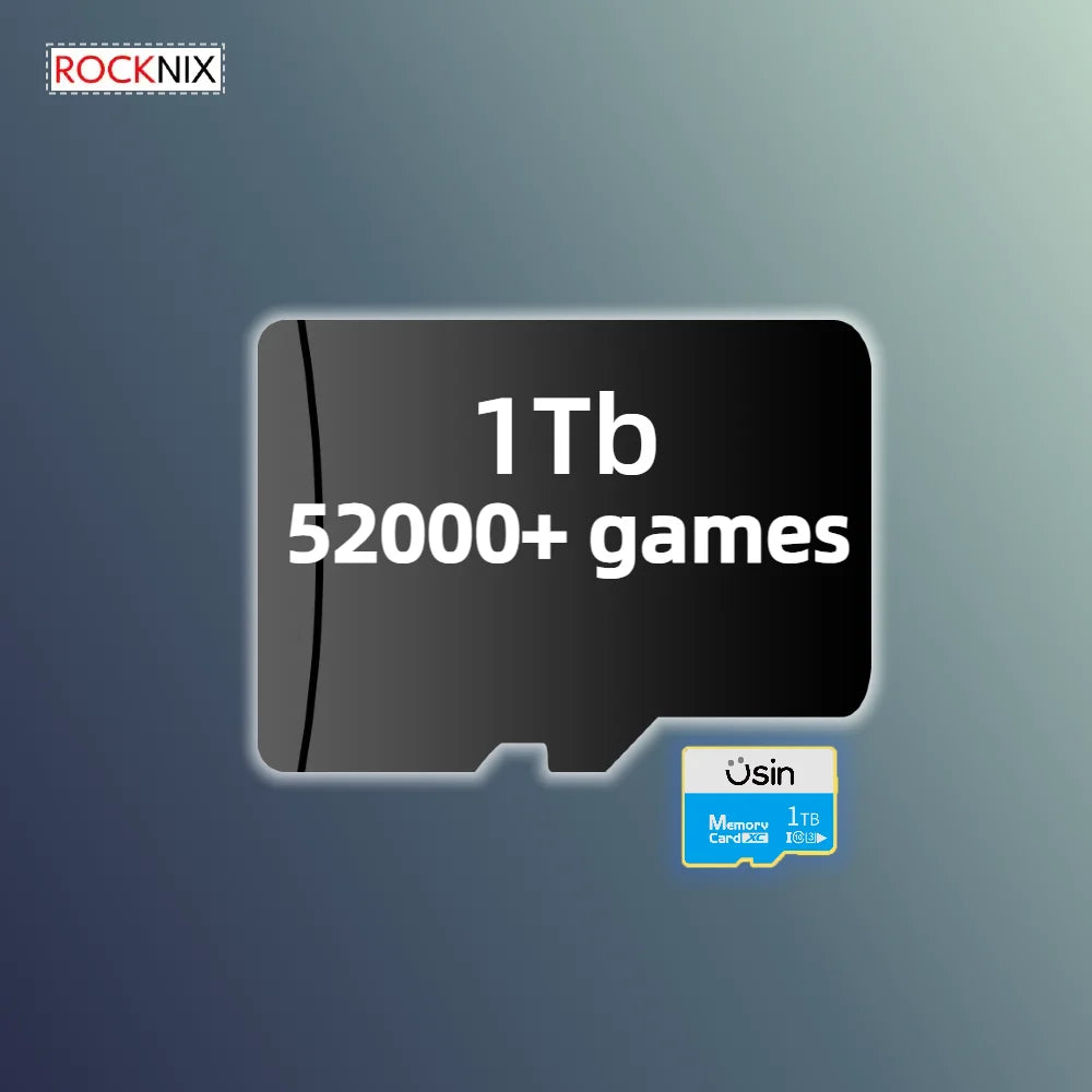 TF Game Card For Retroid Pocket 5 RP5 plug&play Classic Retro Games Portable Handheld Console Memory SD 1TB 512G ROCKNIX Linux