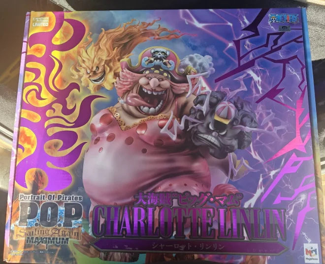 【SF】In Stock MegaHouse Portrait.Of.Pirates ONE PIECE Charlotte Linlin Figures Model Collection Gift