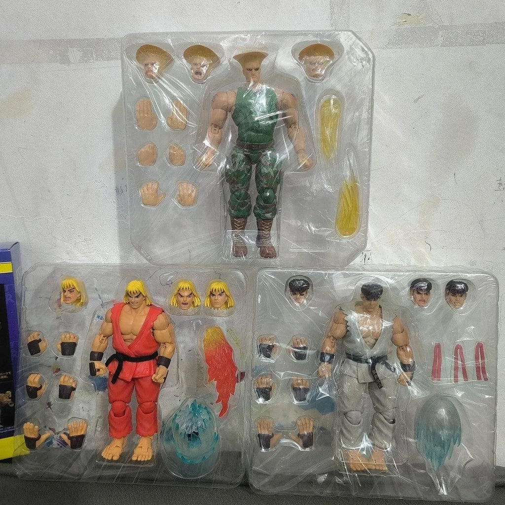 Ultra Street Fighter Ken Masters Action Figure Storm Toys Usfii: The Final Challengers Figure Movable Collection Model Toys Gift