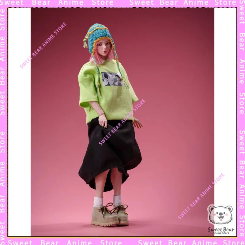 【In Stock】TrickyMan12 1/6 Scale - Pinkhair Cuby Action Figure Anime Model Trendy Toys Desktop Doll Collectibles