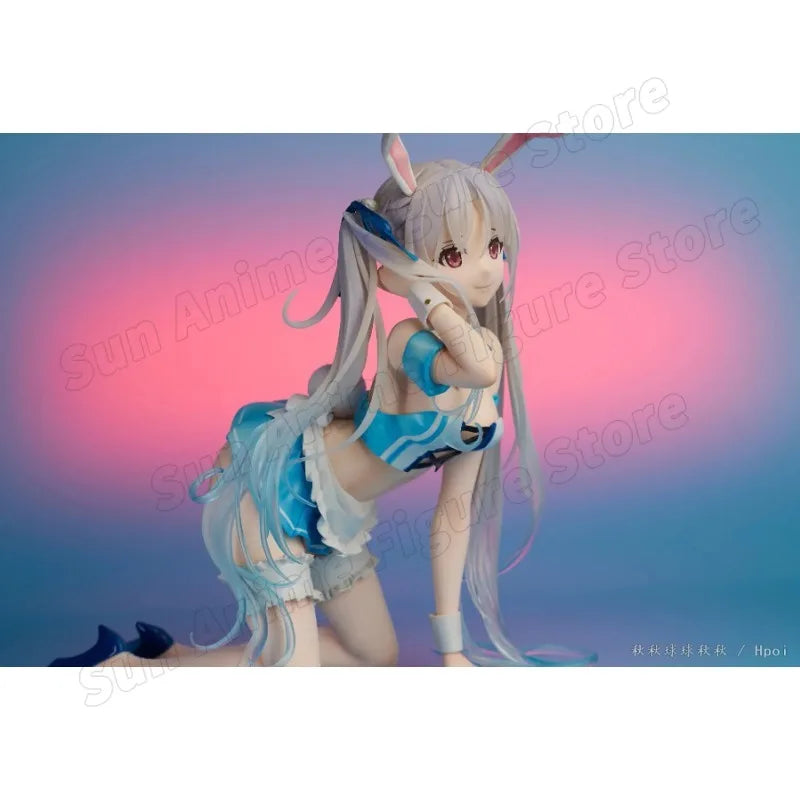 AY NSFW High Quality Bunny Girl Chris 1/4 Aqua Blue PVC Action Figure  Adults Collection Kawaii Cute Model Doll Gifts