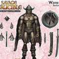 HS Studio 1/12 Scale Male Soldier Barbarian Savage Furnace 2 Waves Full Set Model 6 Inch Action Figure Collectible Toys Gifts