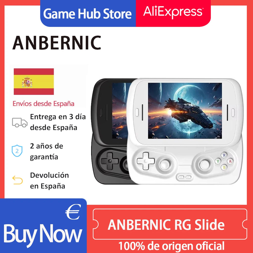Anbernic RG Slide Handheld Game Console Android 4.7" LTPS In-Cell Screen Capacitive Joystick WIFI Bluetooth Video Gaming Player