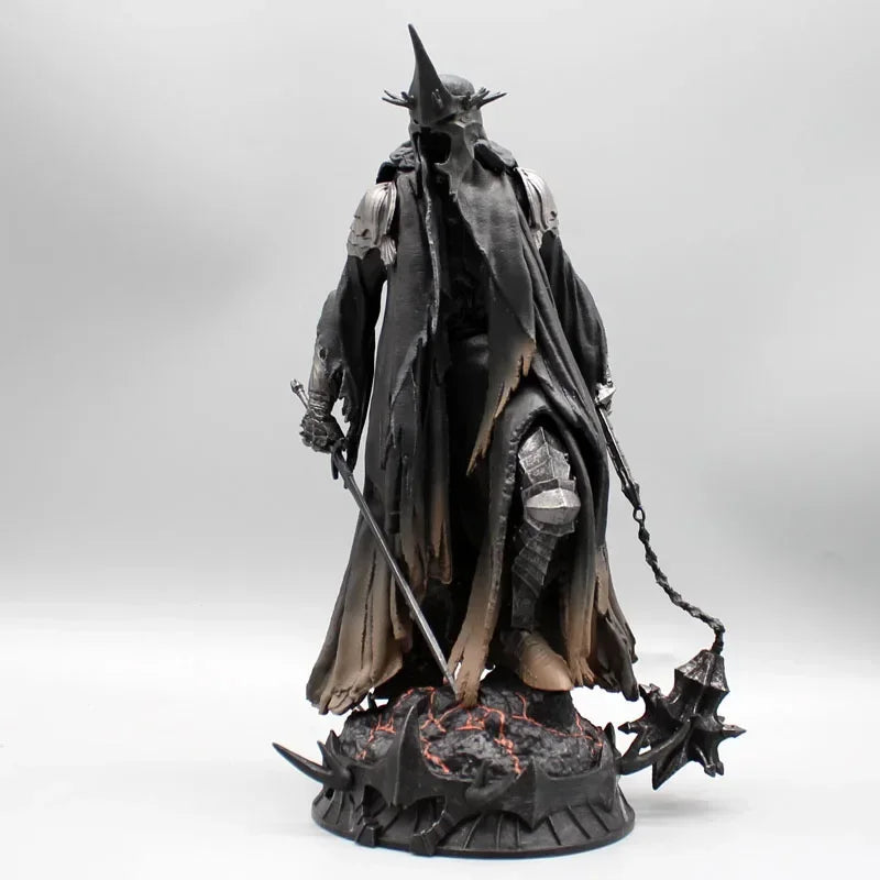 Classic Witch-king Of Angmar Figure Lord of Rings GK Nazgul Ringwraith  Figurine 26cm PVC Model Desktop Decoration Children Gift