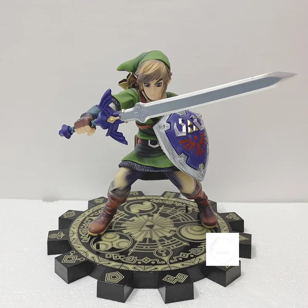 Anime Zelda Legend Figure Skyward Link Action Figure Master Sword Skyward Cool Doll Desktop Ornament Collection Gift For Child