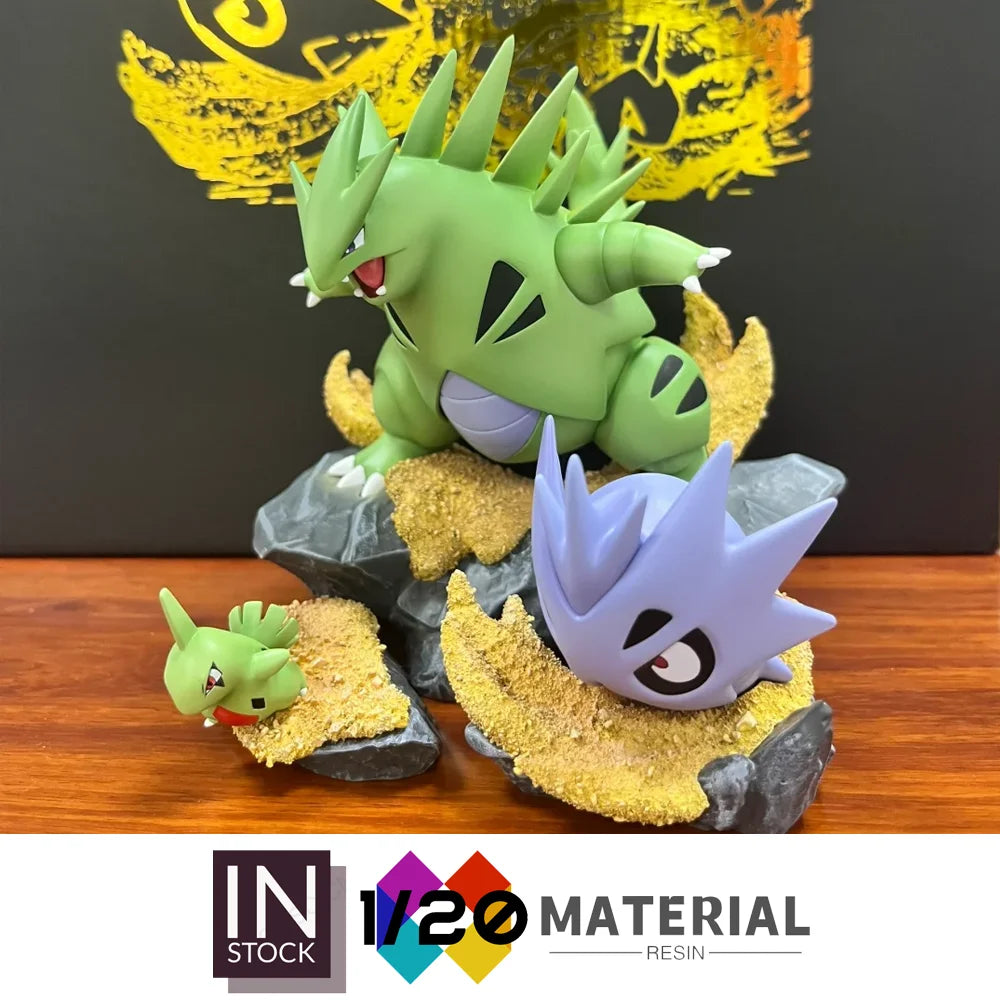 [In Stock]1/20 Resin Scale World [MOMENT] - Larvitar & Pupitar & Tyranitar