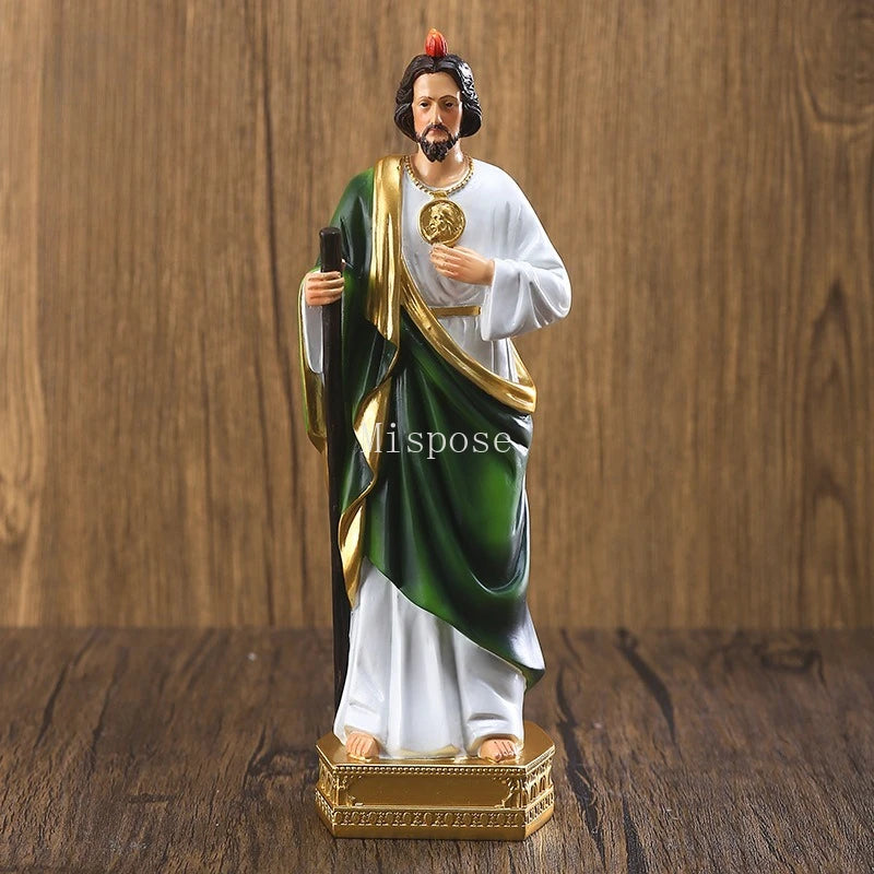 High 21.5CM Resin Classical Cane Figure Decoration Christmas Decoration Gift  Crafts