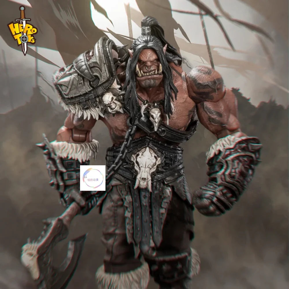 Hero Toys Hellscream Tribal War Song Great Chief Chieftain Orc Warrior 1/10 Action Figure Model Doll Toys In Stock