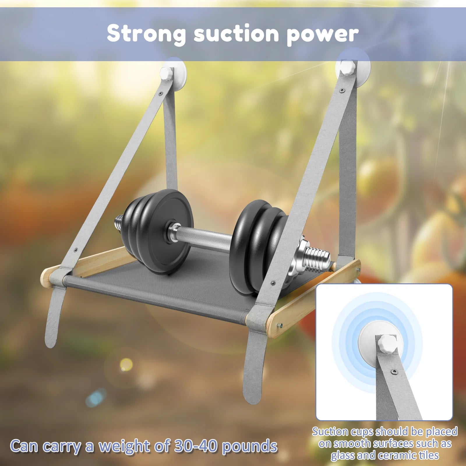 Foldable Cat Hanging Bed Window Suction Cups Pet Hammock Aerial House Kitten Climbing Seat Comfortable Pet Accessories