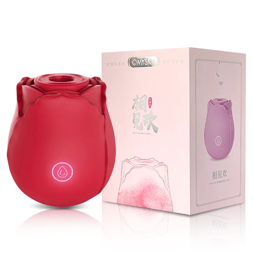 Rose-Sucking Vibrator Nippel Klitoris Stimulator Zunge Lecken Vibration Masturbation Werkzeuge Frauen Sex Spielzeug Für Erwachsene Vibrator 18