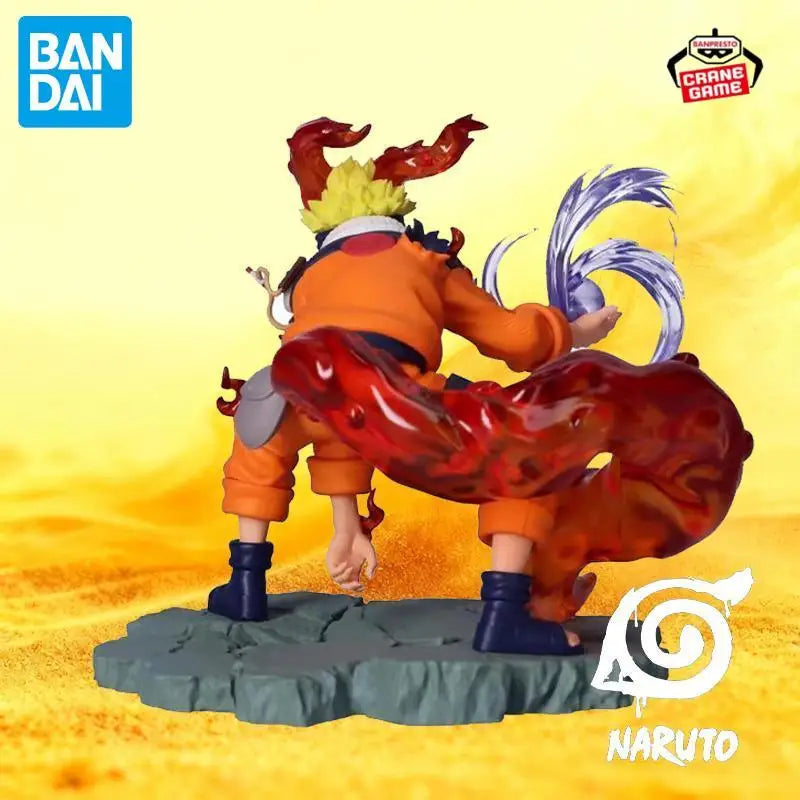 In Stock Bandai Original Uzumaki Naruto Figures Brand New Anime Action Model Cartoon Doll Desktop Ornaments Toys Festival Gifts