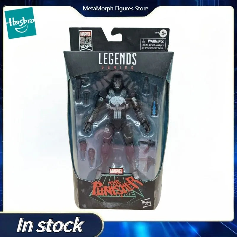 Original Hasbro Marvel Legends Series The Punisher WAR MACHINE Anime Figure Toy Collection Gift