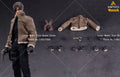 1/12 Bio Warrior Leon Cloth Action Figure Mini Pistol Ornament 6inch NWTOYS Simple Jacket Version Display Male Soldier Model