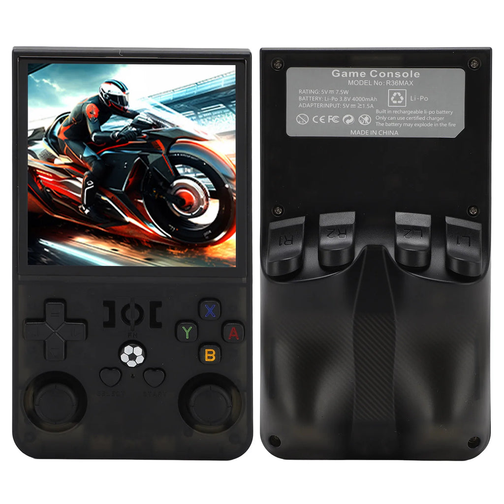 Portable Retro Gaming Console 4000mAh RK3326 720x720 4000MAH 4 Inch  Screen Handheld Game Console Rechargeable for Travel