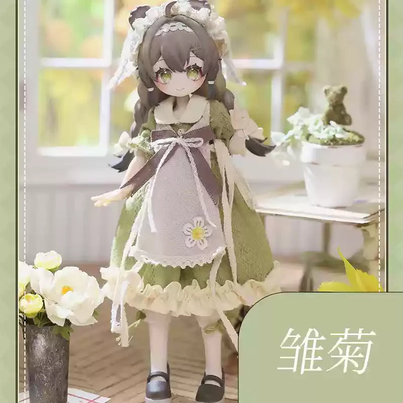 Genuine Meki Creation Heart Trendy Blind Box Toys 12 Points Bjd Action Figure Ornaments Original Toy Doll Figure Birthday Gift